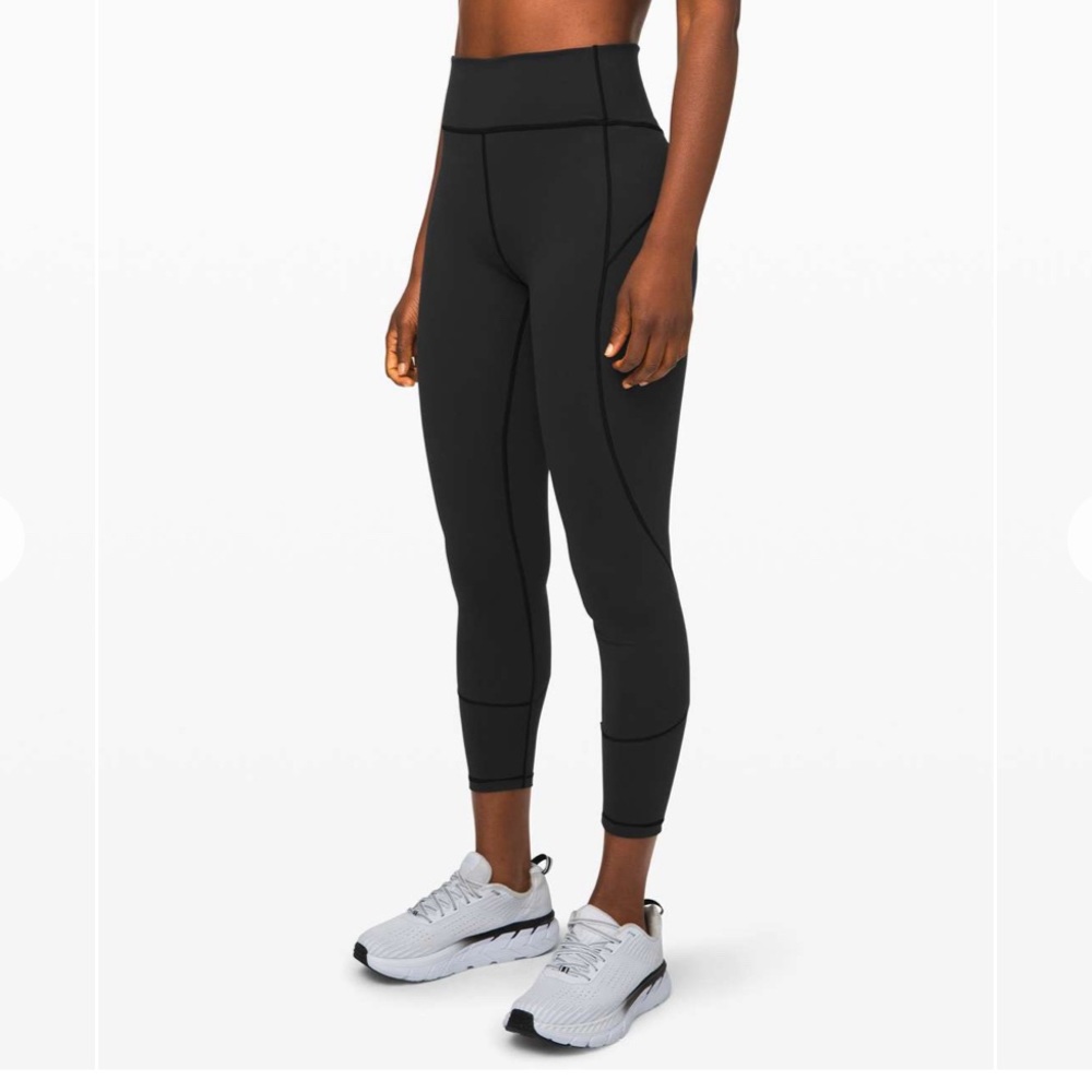 Lululemon In Movement Leggings Everlux 25” black size 4